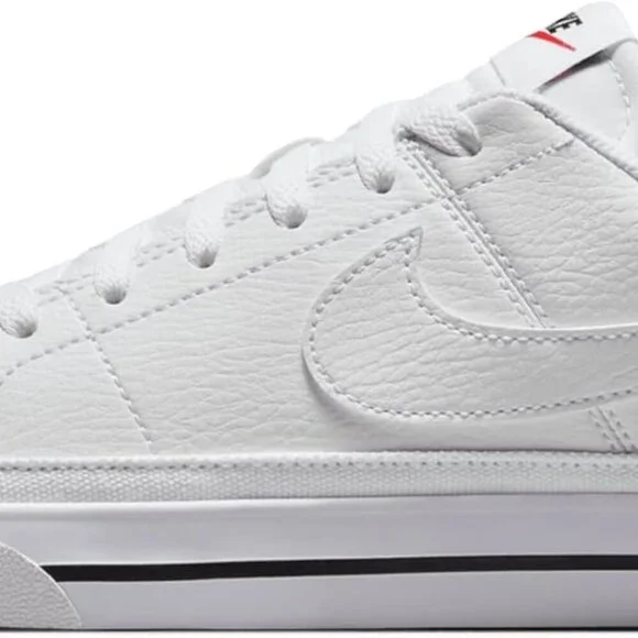 Women's Court Legacy Next Nature Shoes White Black Volt Size 7.5 Durable - Picture 1 of 7